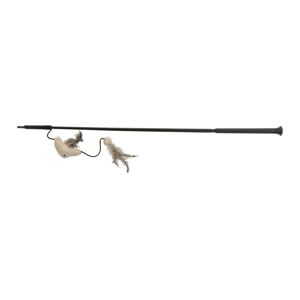 Trixie Gioco per Gatto Canna da Pesca Bacchetta XXL 65cm con Pesce