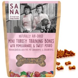 Sanadog Mini Training Premi Addestramento per Cani al Tacchino Melograno e Patata Dolce 100g