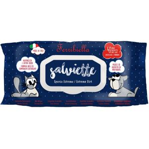 Ferribiella Salviette Detergenti Extreme per Cani e Gatti 40 pz 12 CONFEZIONI