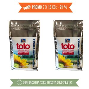 Toto PROMO 2x12Kg Holistic Grain Free Manzo e Tapioca per Cani (€ 73,31 A SACCO)