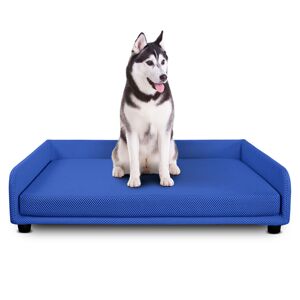 Evergreenweb Cuccia Per Cani Divano Letto King Dog Home 95x120 Blu