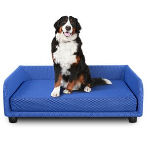 EvergreenWeb Cuccia per cani Divano letto King Dog Home 70X90 Blu
