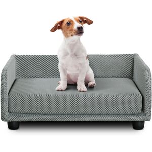 EvergreenWeb Cuccia per cani Divano letto King Dog Home 50X70 Grigio