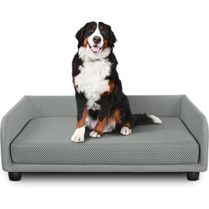 EvergreenWeb Cuccia per cani Divano letto King Dog Home 70X90 Grigio