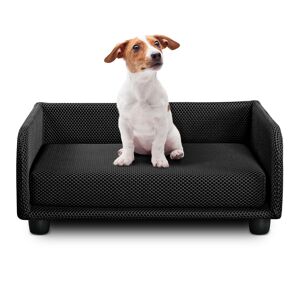 EvergreenWeb Cuccia per cani Divano letto King Dog Home 50X70 Nero