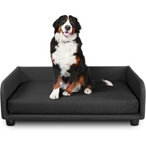 EvergreenWeb Cuccia per cani Divano letto King Dog Home 95X120 Nero