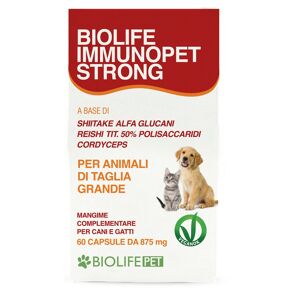 NUTRACEUTICA BIOLIFE Srl Biolife Immunopet Strong 60cps