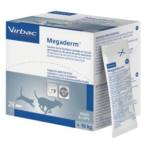 VIRBAC Srl VIRBAC MEGADERM Supplemento Mangime Complementare Cani e Gatti 32 Bustine da 4ml