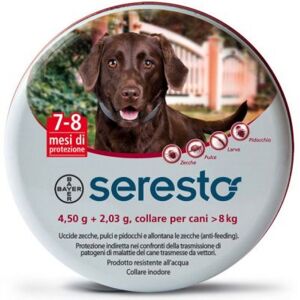 Elanco Italia Spa Seresto*cani 4,50+2,03g Da 8kg