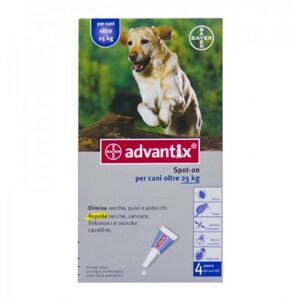 Elanco Italia Spa Advantix Spot On*4pip 4ml 25kg