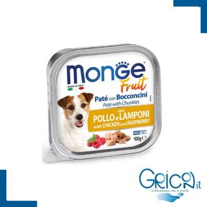 Monge Cane Fruit Paté e Bocconcini con Pollo e Lamponi 100 g - 1 pz