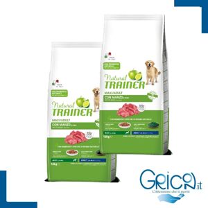 Natural Trainer Adult Maxi con Manzo - 12 Kg - 2+ sacchi