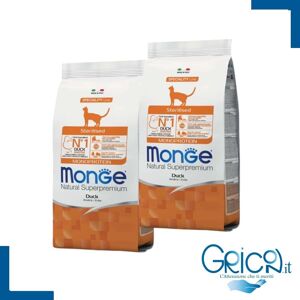 Monge Gatto Sterilized Monoprotein Anatra - 2+ sacchi