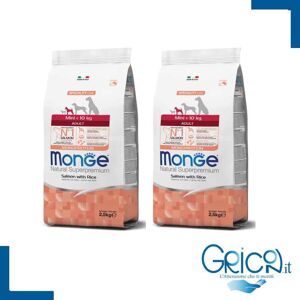 Monge Cane Mini Adult Salmone con Riso - 2+ sacchi