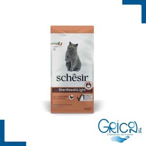 Schesir Gatto Sterilized and Light Ricco in Pollo 10 Kg - 2+ sacchi