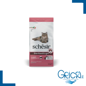 Schesir Gatto Sterilized and Light Ricco In Prosciutto 10 Kg - 2+ sacchi