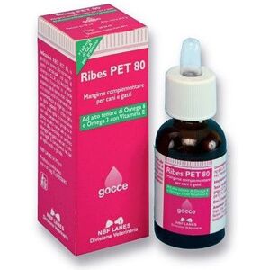 Ribes Pet 80 Gocce Mangime Cani Gatti 25ml