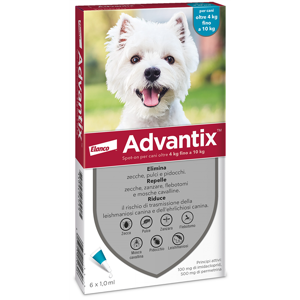 Advantix Spot On Cani 4-10kg 6 Pipette