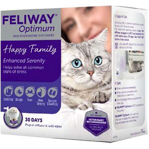 Feliway Optimum Feromoni Stress Gatto Diffusore+ Ricarica 48ml