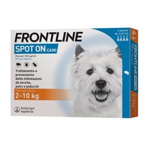 Frontline Spot On Cani Soluzione 2-10kg 4 Pipette 0,67ml 67mg