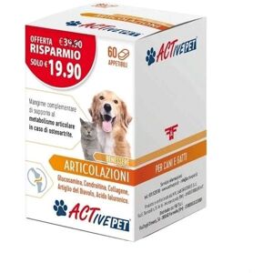 F&F Active Pet Integratore Articolazioni Cani E Gatti 60 Compresse