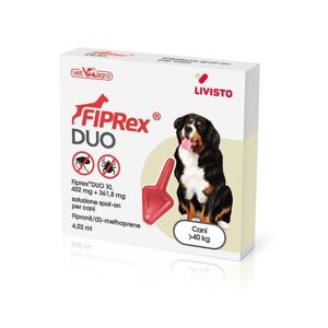 Vet-agro Trading Sp.z O.o. Fiprex Duo Xl 4,02ml Cane Oltre 40kg 1 Pipetta