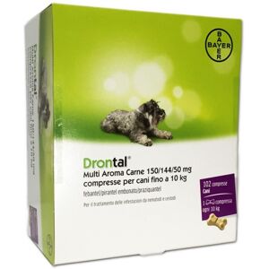 Vetoquinol Drontal Multi Aroma Carne 102 Compresse per Cani - Antiparassitario Efficace per Vermi