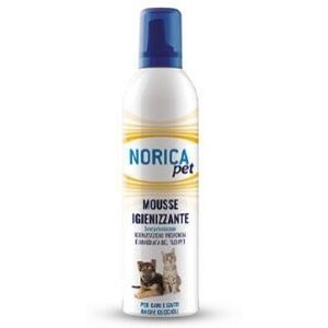 Polifarma Benessere Srl Norica Pet Mousse Igienizzante Per Cani e Gatti 400ml - Schiuma Deodorante per Animali - Igiene e Freschezza