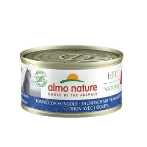 Almo Nature Spa Almo Nature Alimento per Gatto Gusto Tonno con Vongole - Lattina da 70g