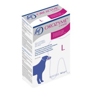 Ecuphar Italia Srl Orozyme Canine Mangime Complementare per Cani Taglia Grande 141g - Integratore per Igiene Orale e Salute Dentale