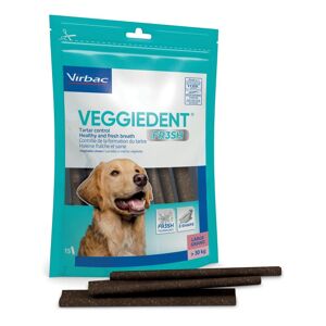 Virbac Srl Veggiedent Fr3sh L Per Cani 15 Stick - Snack Dentale per Igiene Orale Canina