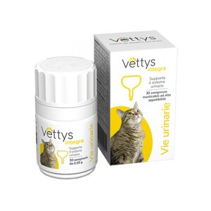 Pharmaidea Srl Vettys Integra Vie Urinarie Gatto 30 Compresse - Integratore per la Salute delle Vie Urinarie dei Gatti