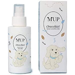 Biogei Cosmetici Srl Mup Pet Orecchiet Spray Lava Orecchie per Cani 100ml - Igiene Auricolare per Cani