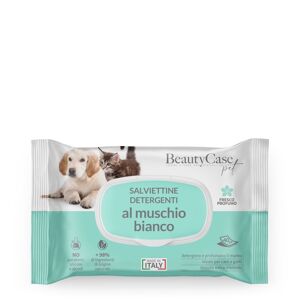 S.I.L.C. Spa BeautyCase Salviettine Detergenti per Cani e Gatti Muschio Bianco 40 Pezzi - Igiene e Pulizia Facile e Veloce