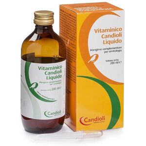 Candioli Ist.Profil.E Farm.Spa Vitaminico Candioli Liquido per Uccelli 200ml - Integratore Nutrizionale per Pappagalli, Canarini e Altri Uccelli