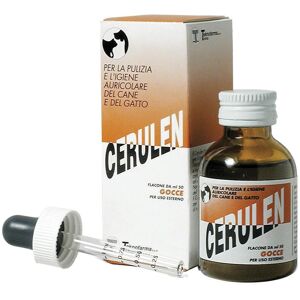 Teknofarma Srl Cerulen Gocce Otologiche Per Cani e Gatti 50ml - Soluzione per l'igiene auricolare dei tuoi animali domestici