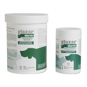 Teknofarma Srl Glazar-Derm per Cani e Gatti 500g - Integratore per la Salute della Pelle e del Mantello