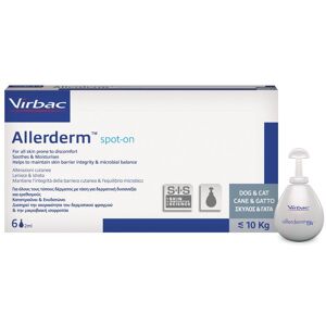 Virbac Srl ALLERDERM Spot-On 6 Pip.2ml