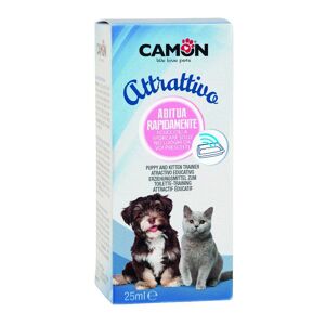 Camon Spa Spray Attrattivo Igienico per Cani e Gatti 25ml - Attira e Addestra i Tuoi Animali in Modo Igiene e Sicurezza