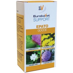 Eureka Vet Service Snc Epato Phyto Gocce 50ml - Integratore per la Salute Epatica del Tuo Animale - Supporto Naturale per Cani e Gatti