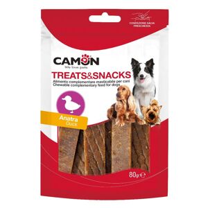 Camon Spa Treats&Snacks Barrette di Anatra 80g - 14 Pezzi - Snack per Cani