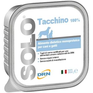 Nextmune Italy Srl Solo Tacchino 100% - Cani e Gatti - 300g - Alimento Naturale per Animali