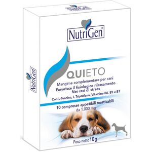 Nutrigen Italia Srl Quieto Cane 10 compresse - Integratore Calmante per Cani