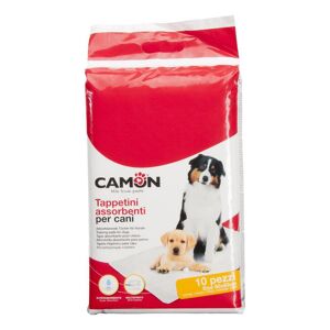 Camon Spa Tappetino Assorbente per Cani con Indicatore di Umidità 60x60cm - Confezione da 10 Pezzi