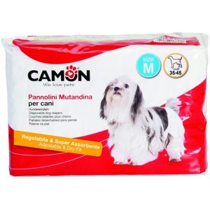 Camon Spa Pannolini a Mutandina Cani Taglia M 12 Pezzi - Pannolini per Cani Taglia Media