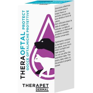 Bioforlife Italia Srl Theraoftal Protect Gocce Oftalmiche Protettive per Cani e Gatti 10ml - Protezione e Cura degli Occhi degli Animali