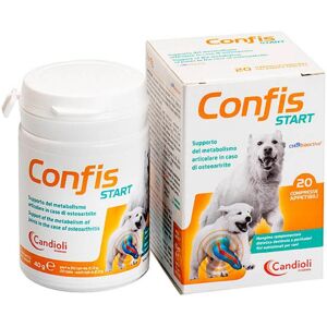 Candioli Veterinari Confis Start Integratore per Osteoartrite dei Cani 20 Compresse - Supporto Articolare Canino