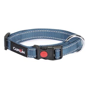 Camon Spa Collare Low Tension Reflex Blu 20x330/530mm, 1 Pezzo - Collare Regolabile per Cani e Gatti