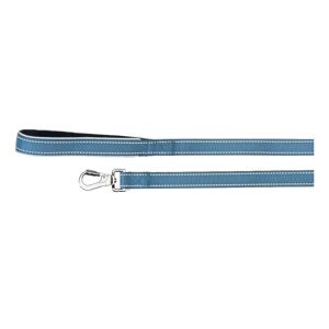 Camon Spa Guinzaglio con Maniglia in Neoprene e Cuciture Reflex Blu 1,5x120cm - Accessorio per Cani Resistenti