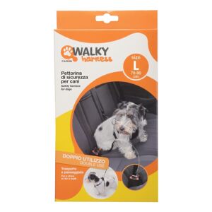 Camon Spa Walky Harness Pettorina di Sicurezza Per Cani Taglia L - Pettorina Regolabile per Cani di Taglia Grande